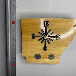 Arkansas Handmade State Quarter Clock With Inlaid Quarters. Choice Of Wood. Customizable - thumbnail 4