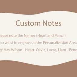 Personalized Teacher Shaker Ornament, Class List, Thank You Gift, School Engraved Christmas, Apple Ornament R88 - thumbnail 3
