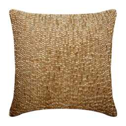 "Decorative Gold Bed Pillow Case 24""x24""/26""x26"