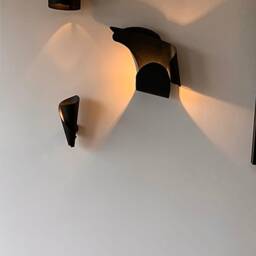 Cadiz Handmade Metal Wall Sconce - Mid-Century Modern Lighting - thumbnail 4