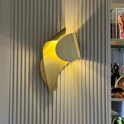 Cadiz Handmade Metal Wall Sconce - Mid-Century Modern Lighting - thumbnail 3