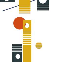 Abstract Geometric Art Prints Modern Wall Decor, Set Of 3 - thumbnail 3