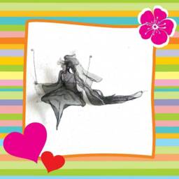 Metal Wall Art Couple On Swing Wire Mesh Sculpture 10Th Anniversary One Year 25Th 20Th - thumbnail 1