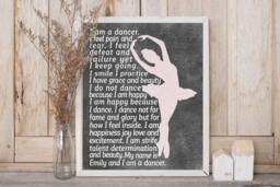 Dance Teacher Gifts - Personalized Dance Gift Dancer Ballet Teacher Modern Art Team - thumbnail 1
