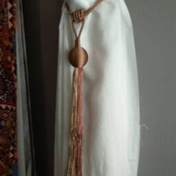 Italian Modern Simple Curtains Tiebacks-Drapes Holdbacks/Double Color Brown-Beige Gold Window Decor Holdbacks-Voiles Tiebacks - thumbnail 2