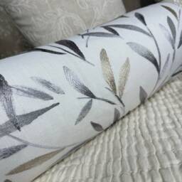"Decorative Cushion Bolster 16"" X 6" - thumbnail 2