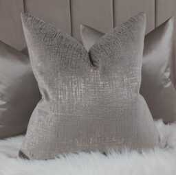 Osamu Bronze/Mink Gold Luxury Cushion Cover Designer Pillow Sham For Sofa, Bed, & Chair New Home - thumbnail 1