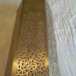 Moroccan Wall Sconce Vintage Fes Brass Handmade Lampshade - thumbnail 4