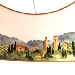 "Lampshade ""Tuscany Ochre" - thumbnail 3