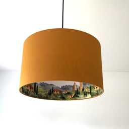 "Lampshade ""Tuscany Ochre" - thumbnail 2