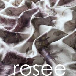 Fiore Botanico Fabric By The Meter/Linen/Fabric/Tissu/Linen 5 Colors Flowers Carlucci Jab - thumbnail 4