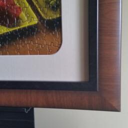 Framed Sushi Puzzle Wall Art Pecan Walnut Frame, Uv Glass - 30.5x23 - thumbnail 4