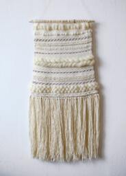 Woven Wall Hanging - Boho Style Hand Woven Tapestry Textile Art Home Decor