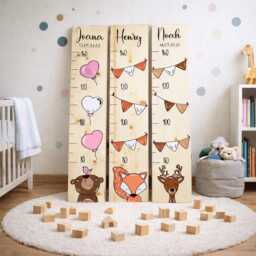 Children's Height Chart, Wooden Charts, Individual Gifts, Personalized Charts