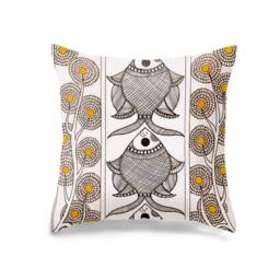 Coastal Fish Cushion Cover, Marine Beach Pillowcase, Nautical Home Decor, Seaside Living Room Accent, Ocean Themed Bedroom Throw Pillow - thumbnail 3