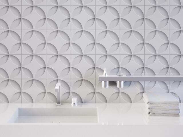 Carrelage Adh??sif, Tile Stickers, Decal, Fliesenaufkleber, Peel & Stick Tile, Mosaic, Mosaic Wall Art, Pack Of 24 - Sku 3Dti - image 1
