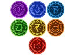 7 Chakras Wall Decals - Yoga Studio Decor, Meditation Decal, Gift Idea For Yogis - 1273-17