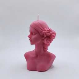 Flower Lady Candle Handmade Vegan Scented Candle - thumbnail 2