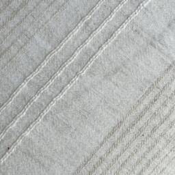 Vintage Hmong Hemp Pillow Neutral Striped Lumbar Throw - thumbnail 3