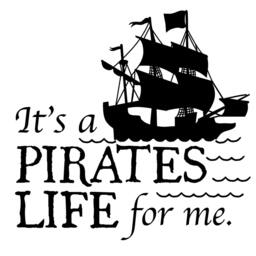 Pirates Life Wall Decal - Pirate Ship Vinyl Art For Kids Room - thumbnail 2