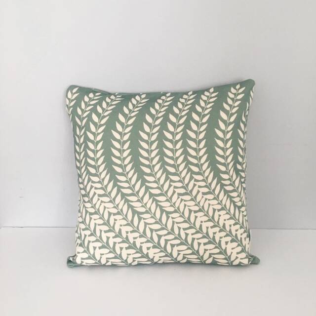 Leaf Print Cushion, 50x50cm, 100% Cotton, Just Get in Touch For Other Sizes - image 1