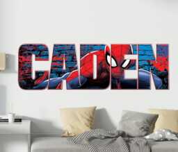 Kids Popular Characters Personalized Name Removable Wall Stickers Decal Home Decor Art Vinyl Mural Spm27 - thumbnail 1