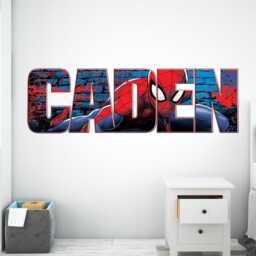 Kids Popular Characters Personalized Name Removable Wall Stickers Decal Home Decor Art Vinyl Mural Spm27 - thumbnail 3