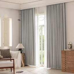 Tenzi 100% Blackout Curtain, 12 Colors, Faux Linen Custom Livingroom Thermal Room Darkening 1Pc - thumbnail 3