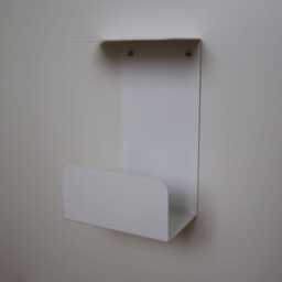 Modern Metal Floating Nightstand, White Wall Mounted Bedside Shelf, Narrow Table For Bedroom, More Colors - thumbnail 2