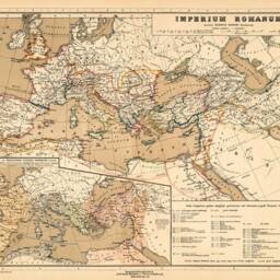 Old Map Of Europe During Roman Empire in The First Century Bc, Historical Map, Wall Art Decor - thumbnail 2