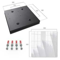 Abstract Architecture Wall Mounted Key Cabinet, White Industrial Box, Minimalist Architecture, For Fans Of Modern Minimalism - thumbnail 4