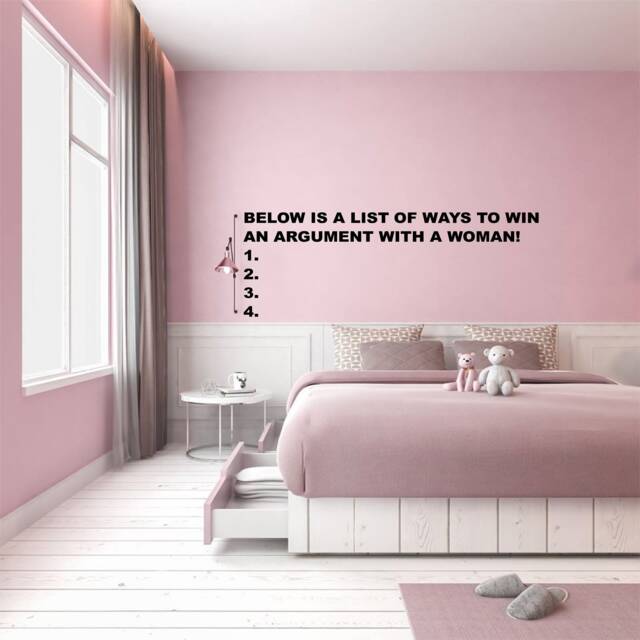 Below Is A List - 0120 Wall Art Decal, Transfer, Mural, Sticker, 75 Colours, 5 Sizes, Interior Or Exterior Use , Easy To Apply - image 1