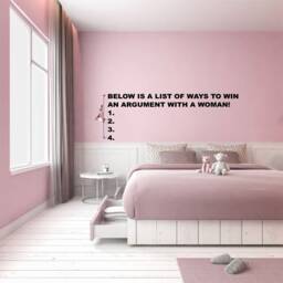 Below Is A List - 0120 Wall Art Decal, Transfer, Mural, Sticker, 75 Colours, 5 Sizes, Interior Or Exterior Use , Easy To Apply - thumbnail 1