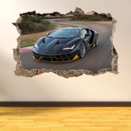 Supercar Sports Car Wall Sticker Mural Decal Poster Print Art Kids Bedroom Home Decor Lamborghini Ar6 - thumbnail 2