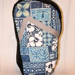 Flip Flop Pillow Single - Plumeria Hawaii/ Hawaiian Gift/ Home Decor/ Bedroom Gift For Kids/ Her/ Birthday Housewarming - thumbnail 2