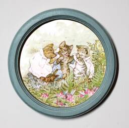 Beatrix Potter Tom Kitten Art Print, Wooden Frame, Nursery Wall Decor - thumbnail 1