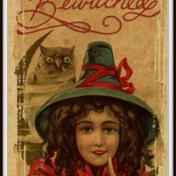 Halloween Window, Window Decals, Card, Vintage Halloween, Art Print - thumbnail 3