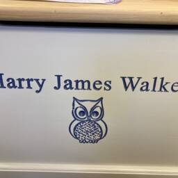Handmade, Personalised Solid Wood Owl Toy Box With Soft Closing Lid - thumbnail 3