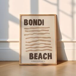 Bondi Beach Print - 3 Colours Travel - Travel Prints, Print, Bondi, Funky, Australia, Australia Tropical - thumbnail 3