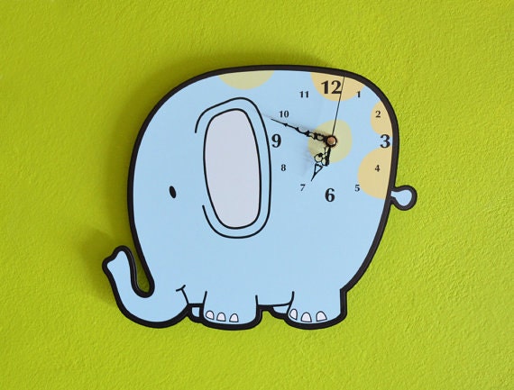 Cartoon Elephant - Wall Clock - image 1