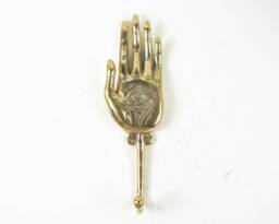 Hamsa Hand Sign Hook, 8.5 Inch Figurine, Key Hanger, Wall Art, Towel Miniature, Room Decor, Gift For Brother, Him