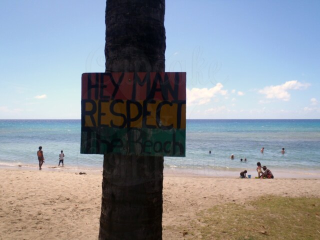 Respect The Beach - St. Croix, Us Virgin Islands Choose Your Size
