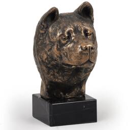 Akita Inu, Dog Marble Statue, Limited Edition, Artdog. Made Of Cold Cast Bronze. Perfect Gift. Limited Edition