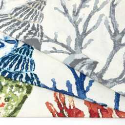 Sea Life Shell Tropical Linen Roman Shade - Cl1159 - thumbnail 3