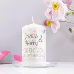 Got Engaged Candle - Engagement Gift Candle- She Said Yes Congratulations Candle - thumbnail 3
