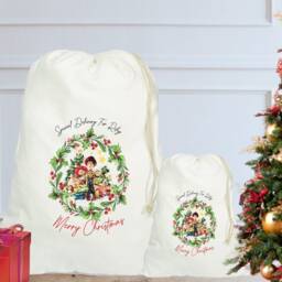 Personalised Toy Story Sack, Christmas Sack/Stocking, Santa Easter Buzz, Woody, Jessie, Eve, Lightyear - thumbnail 2