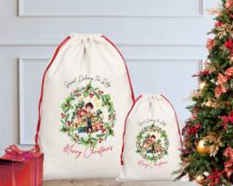 Personalised Toy Story Sack, Christmas Sack/Stocking, Santa Easter Buzz, Woody, Jessie, Eve, Lightyear