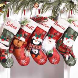 Christmas Stockings, Holiday Family Stockings Set, Christmas Stocking, Stocking, Holiday Decor Gift, Holiday Stocking, Christmas - thumbnail 3