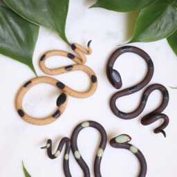 Ceramic Snakes, Small Set Of 3, By Carter + Rose - thumbnail 2