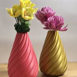 Royal Vase, Home Decor Handmade Minimalist Vase Bohemian, Wildflower Modern Fo Living Room, Perfect Gift - thumbnail 2